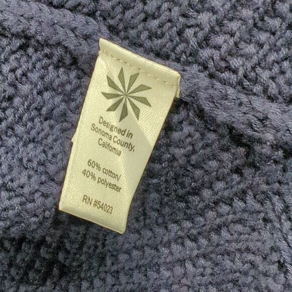 Athleta Womens Sweater Small Blue Sunset Lace Up 596425‎ - Picture 7 of 10